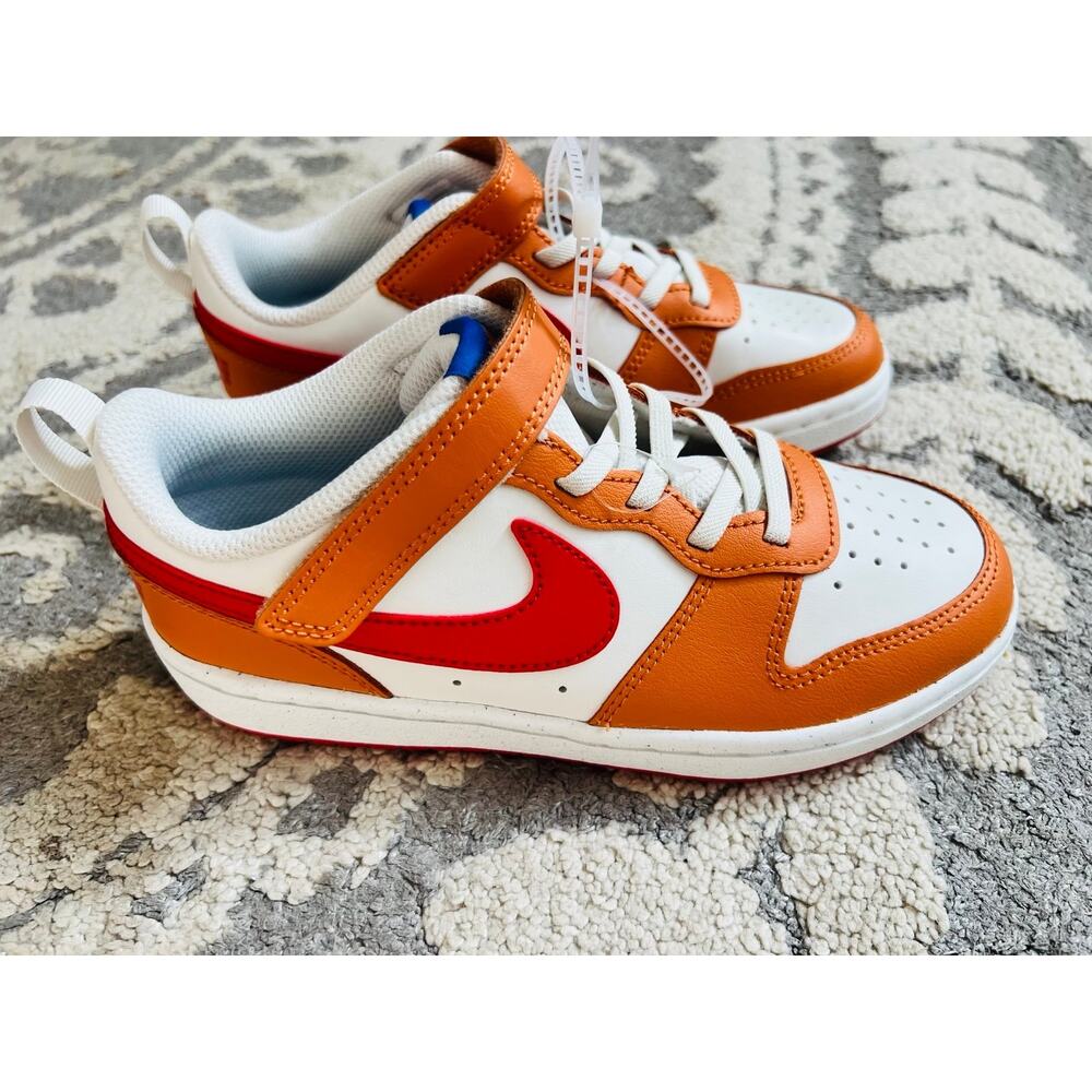 NEW❤️Nike Court Borough Low 2 'Sail Hot Curry' sz2 - Picture 6 of 12